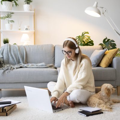 full-shot-woman-working-home